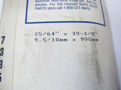 Napa 25-7385 Accessory Drive Belt - 0.44'' X 38.50'' - 36 Degree