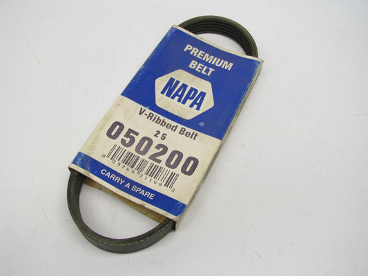 Napa 25050200 Serpentine Belt - 0.69'' X 20.00'' - 5 Ribs