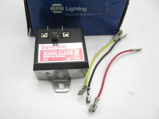 Napa 252 Signal-Stat Trans-Flash III # 52 Flasher Negative Ground 12V