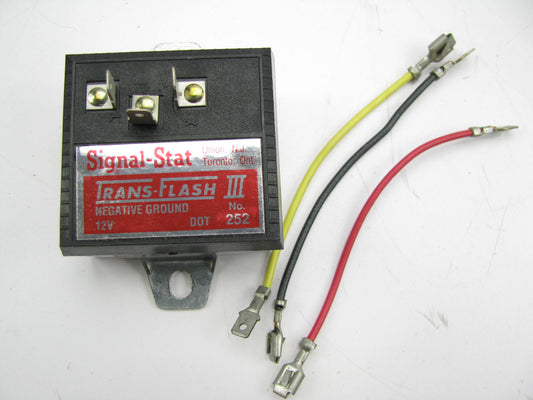 Napa 252 Signal-Stat Trans-Flash III # 52 Flasher Negative Ground 12V