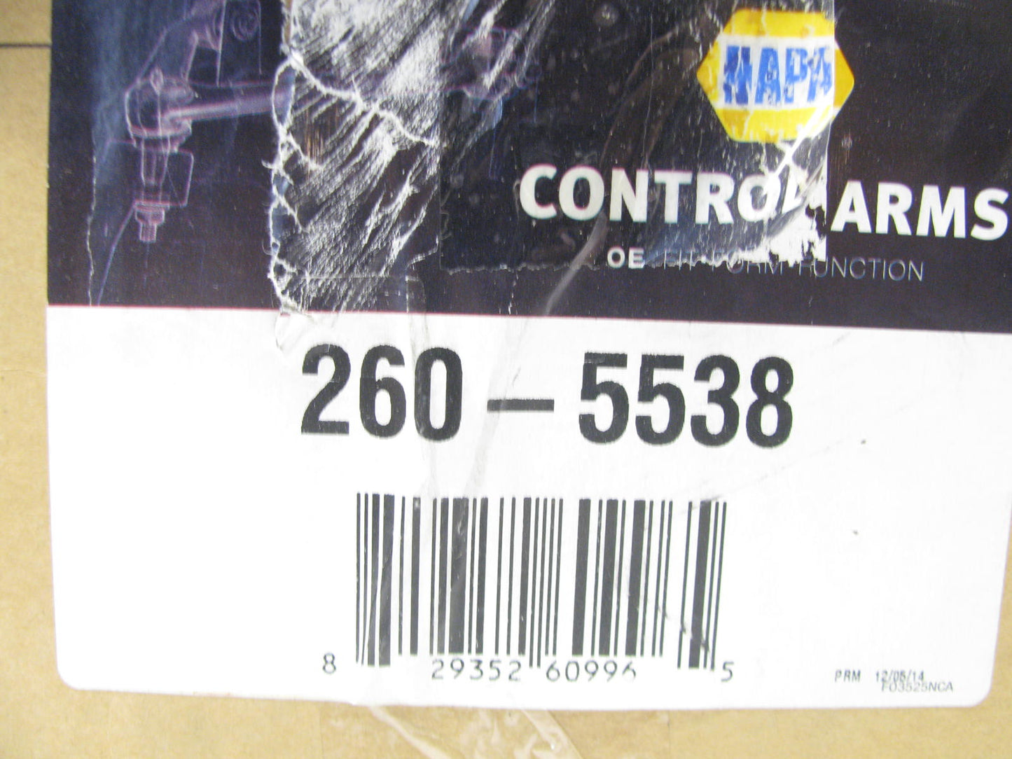 Napa 260-5538 Suspension Control Arm And Ball Joint Assembly - Front Right Lower