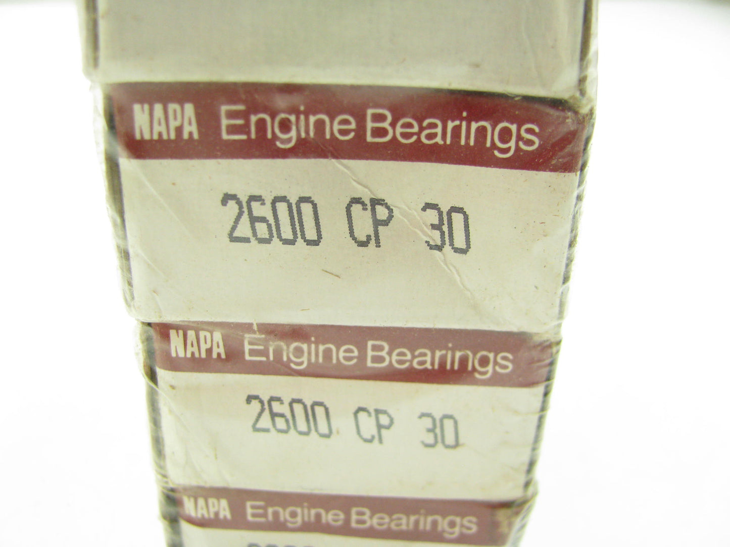 (8) Napa 2600CP-30 Connecting Rod Bearings .030'' - Ford 221 260 289 302 V8