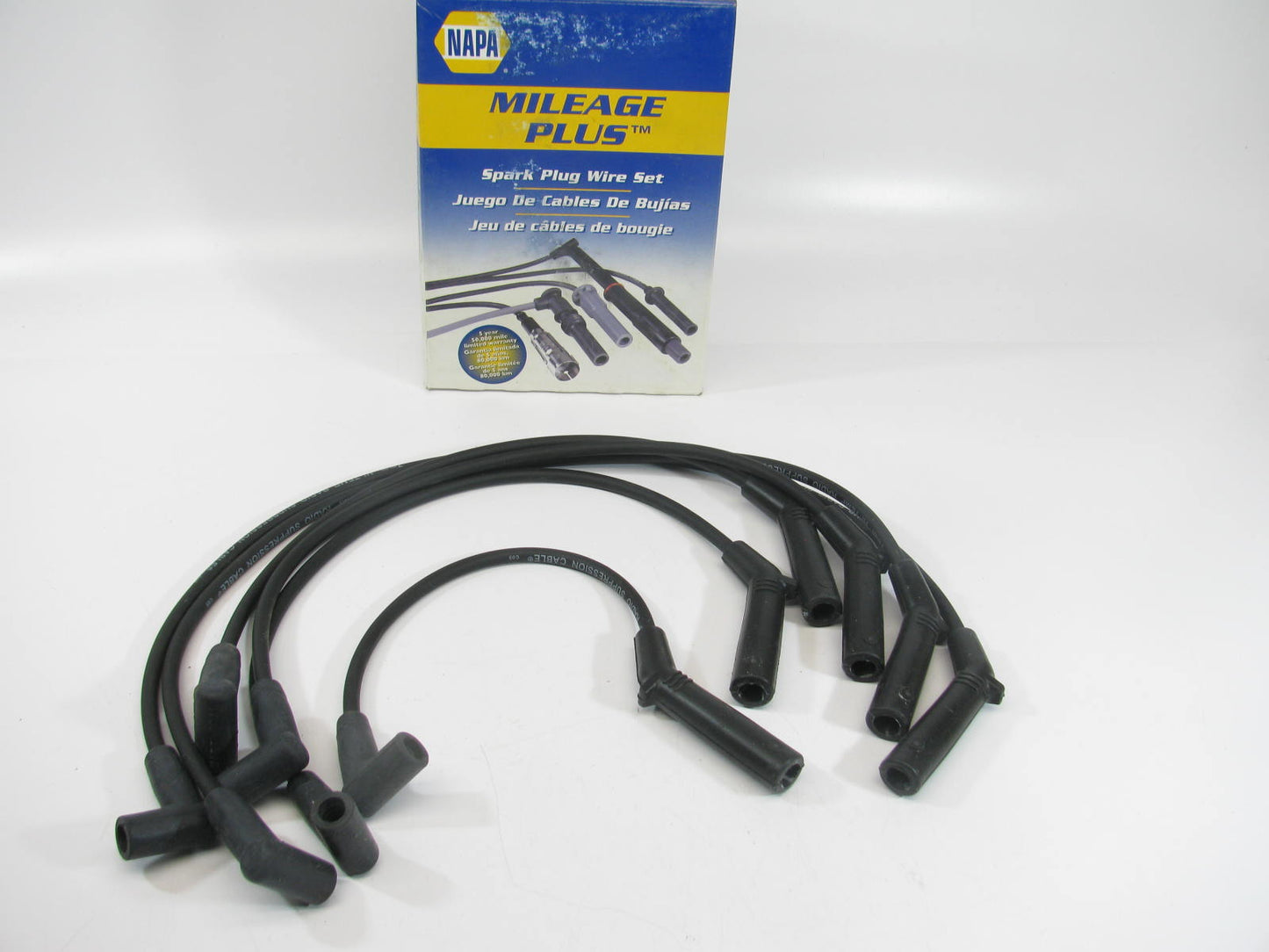 Napa 2620 Ignition Spark Plug Wire Set For 1990-1995 Chrysler 3.3L 3.8L