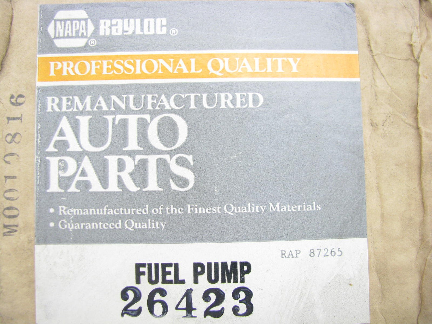 Reman Napa 26423 Mechanical Fuel Pump - 1957-1965 Pontiac 347 370 389 V8