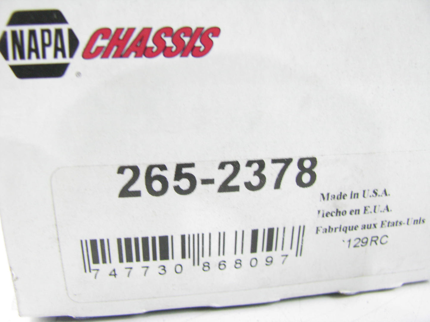 Napa 265-2378 REAR Suspension Stabilizer Sway Bar Bushing Kit