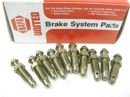 (10) Napa 27864 Brake Bleeder Screw - Rear