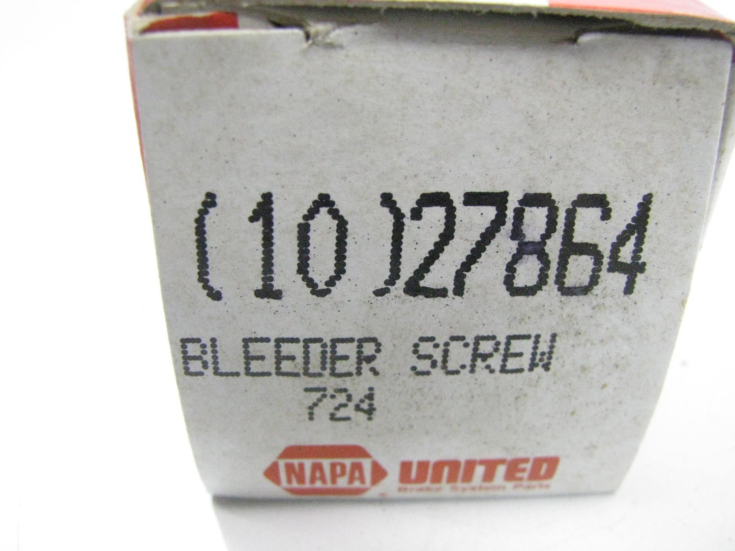 (10) Napa 27864 Brake Bleeder Screw - Rear