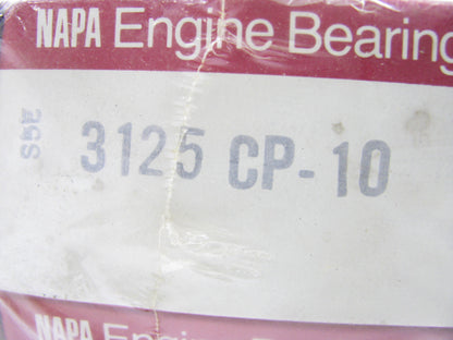 (4) Napa 3125CP-10 Connecting Rod Bearings .010'' For John Deere 3010 3020