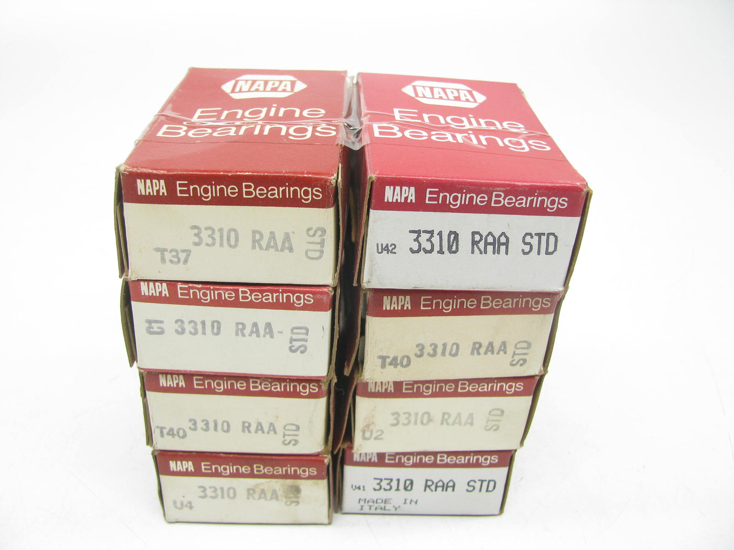 Napa 3310RAA Connecting Rod Bearings STD> Set Of EIGHT For JEEP , AMC