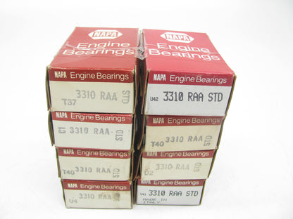 Napa 3310RAA Connecting Rod Bearings STD> Set Of EIGHT For JEEP , AMC