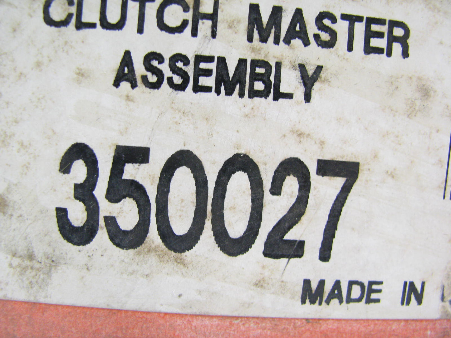 Napa 350027 Clutch Master Cylinder