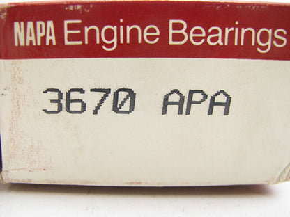 Napa 3670APA Connecting Rod Bearing - Standard For John Deere 276 414 Diesel