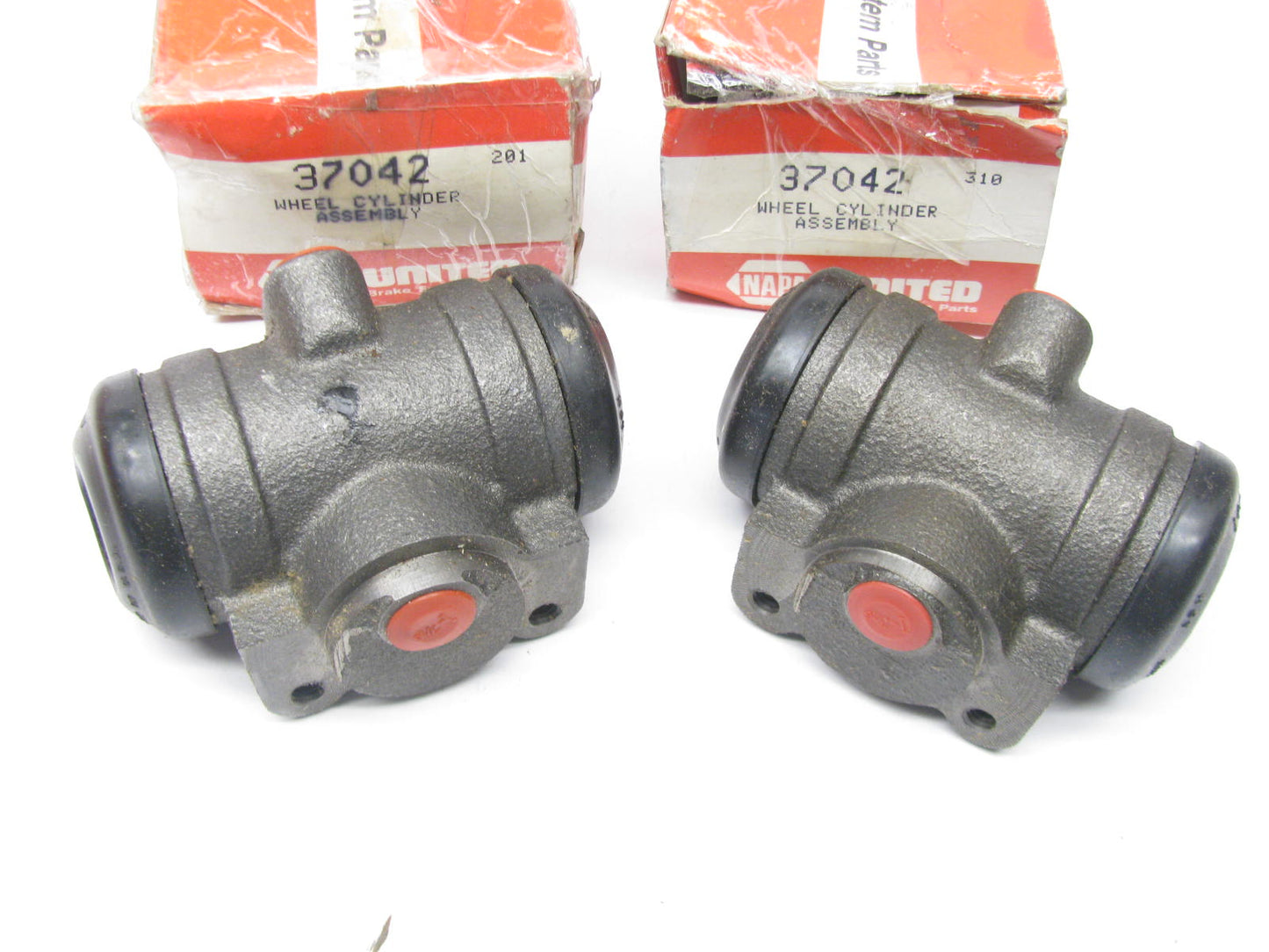 (2) Napa 37042 Drum Brake Wheel Cylinder - Rear Lower