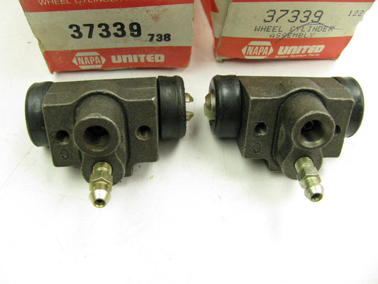 (2) Napa 37339 Rear Drum Brake Wheel Cylinders 73-79 Honda Civic 76-79 Accord