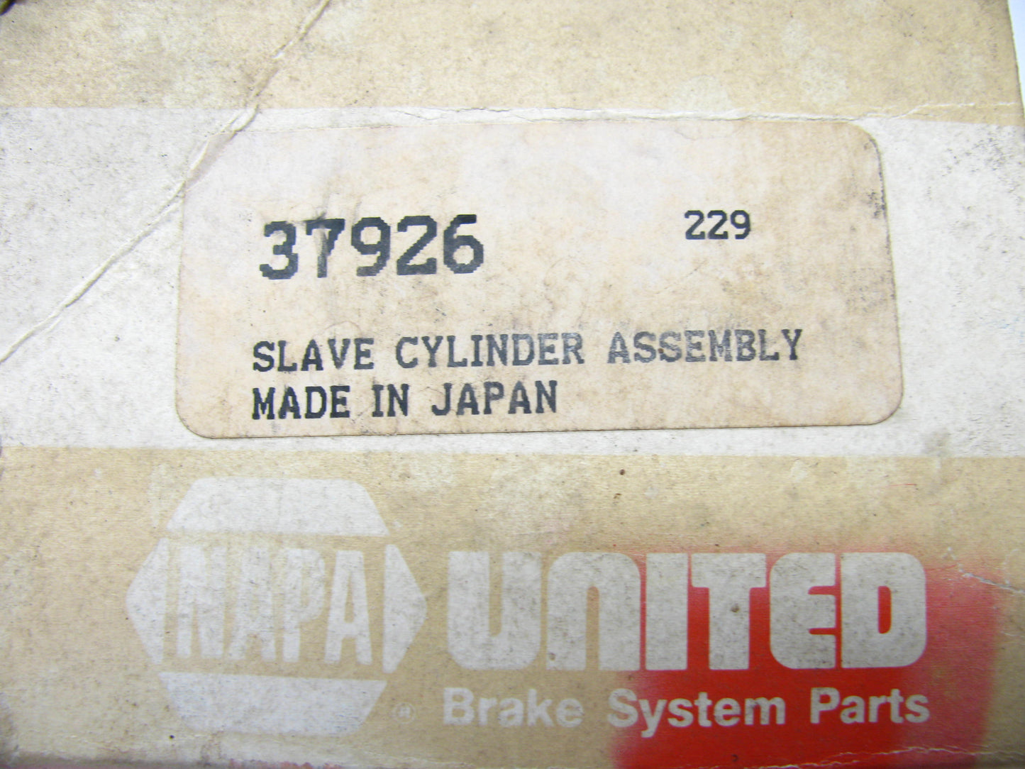 NAPA 37926 Clutch Slave Cylinder For 1988-1989 Toyota MR2