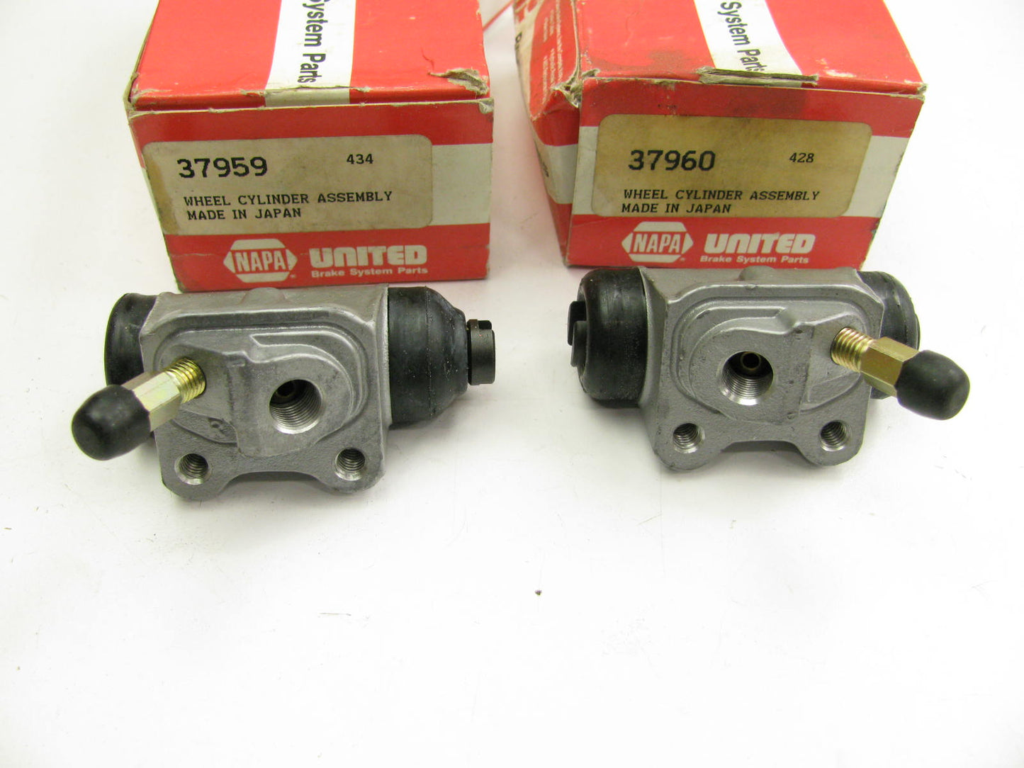 (2) Napa 37959 37960 Left & Right Brake Wheel Cylinders For 1988-1992 Charade