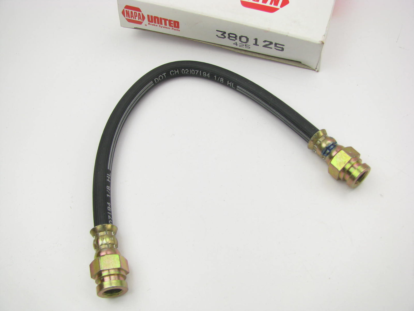 Napa 380125 Brake Hydraulic Hose - Rear Left Or Right