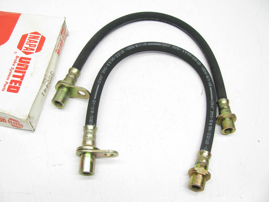 (2) Napa 380441 Rear Brake Hoses For 1994-1997 Toyota Celica W/ Rear Brake Drums