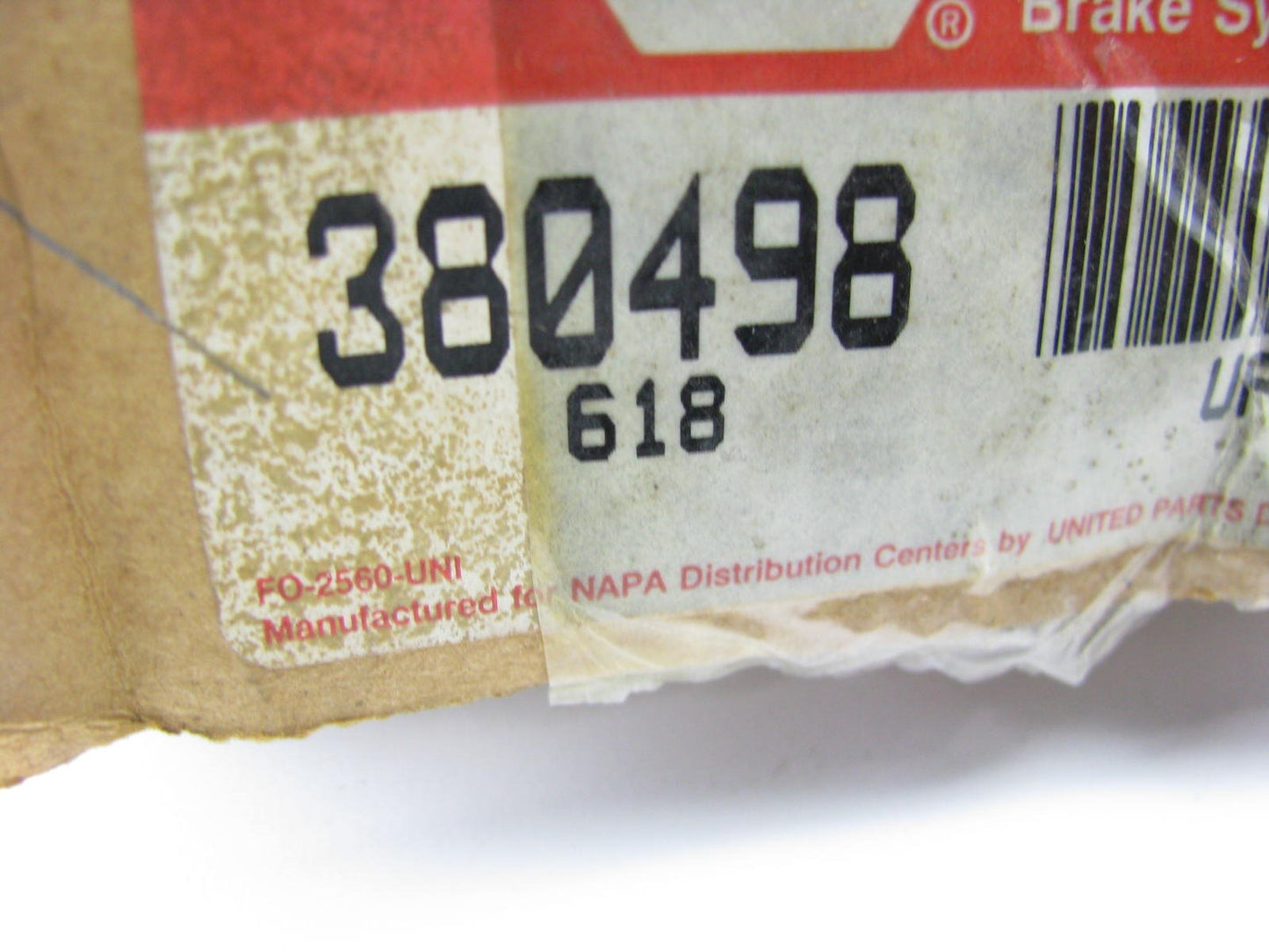 Napa 380498 Rear Right Side Brake Hydraulic Hose - BH380498