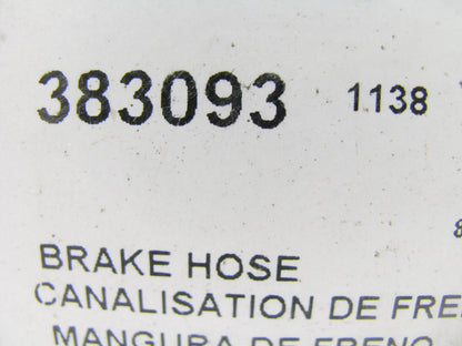 Napa 383093 Rear Center Brake Hydraulic Hose For 2008-2010 Ford F-450 Super Duty