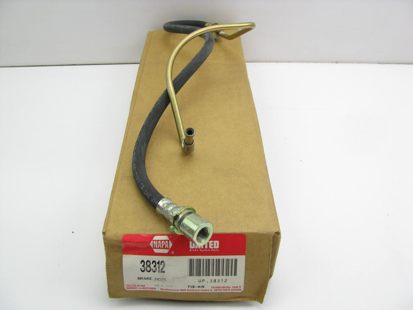 Napa 38312 Front Right Brake Hydraulic Hose For 1980-1985 Ford B600 B700