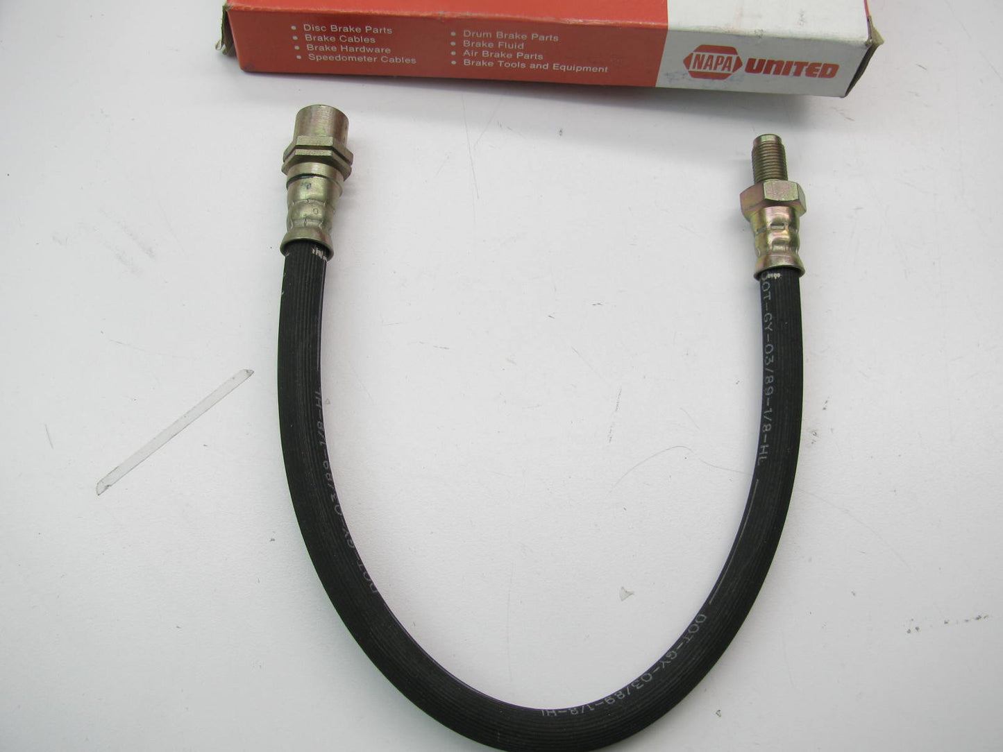 Napa 38412 Rear Brake Hydraulic Hose for 1986-92 Toyota Supra 1988-92 Cressida