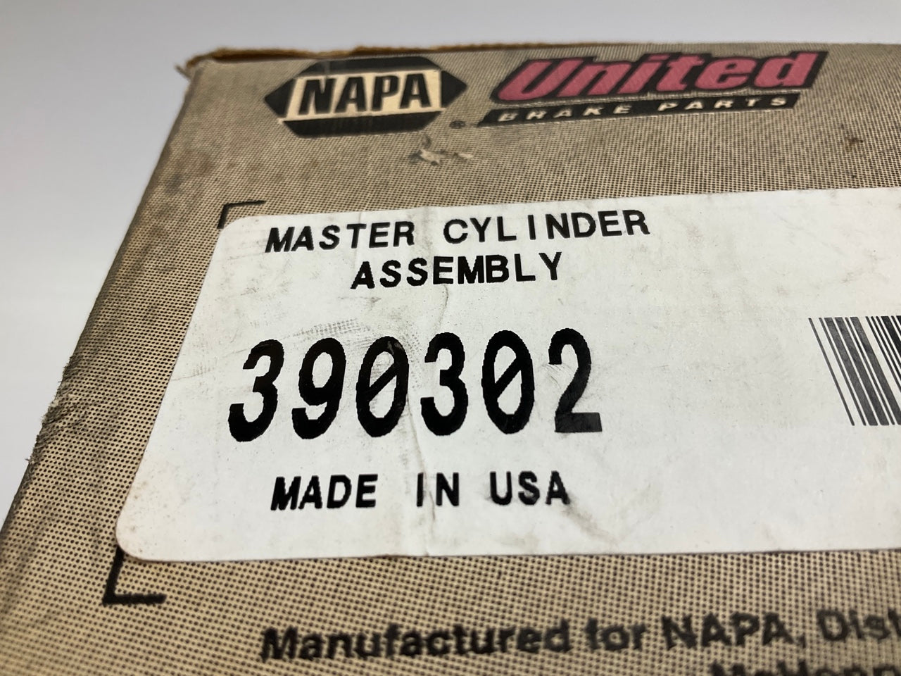Napa 390302 Brake Master Cylinder