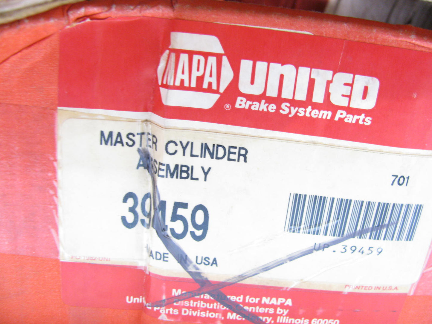 Napa 39459 Brake Master Cylinder 1980-1984 C60 C6000 1980 C70 C7000 2'' BORE