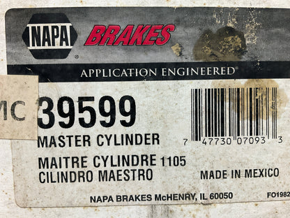 Napa 39599 Brake Master Cylinder For 1986-1988 Nissan Sentra, Pulsar NX