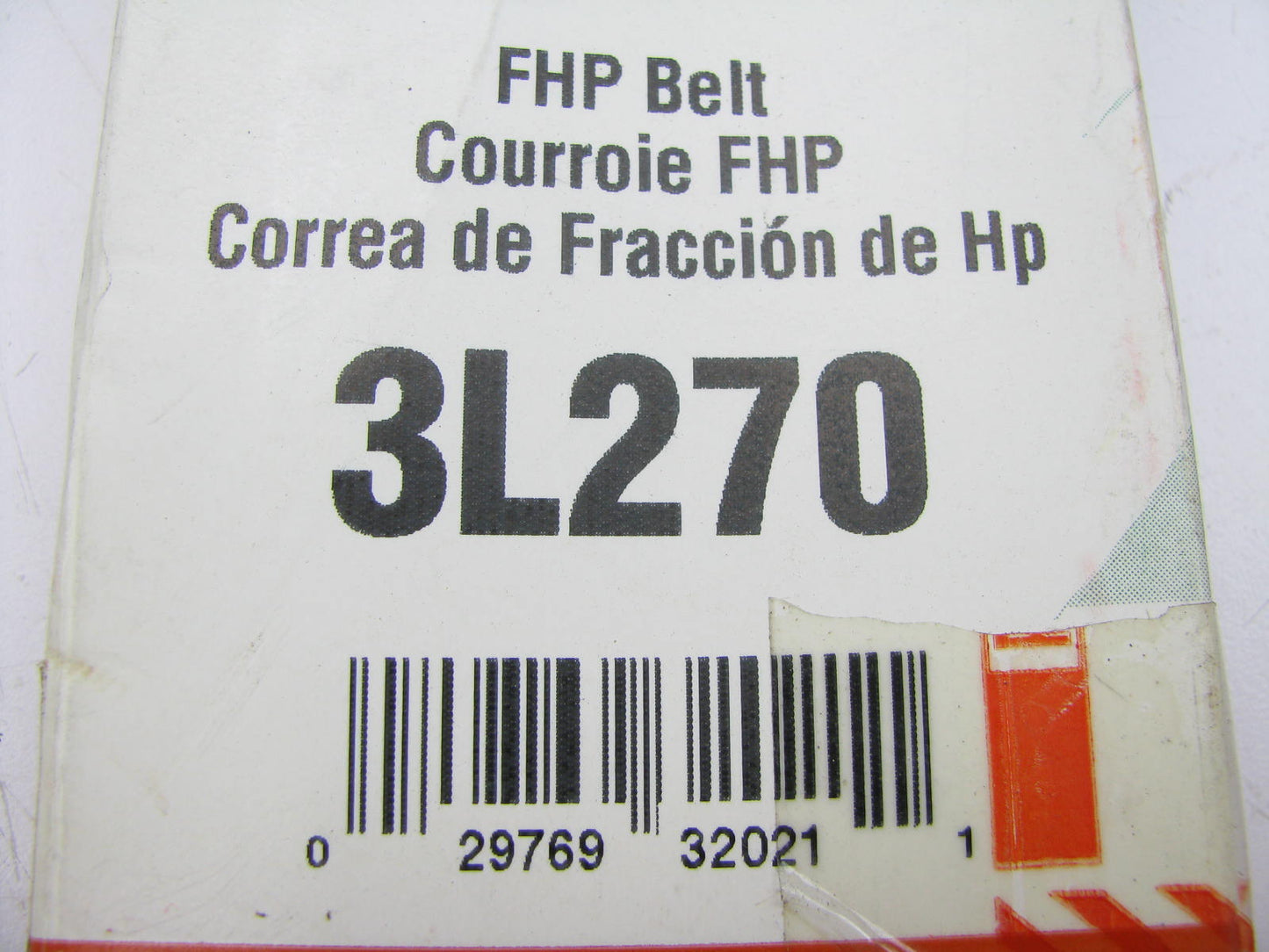 Napa 3L270 Lawn & Garden Power Equipment Accessory Drive Belt - 3/8'' X 27''
