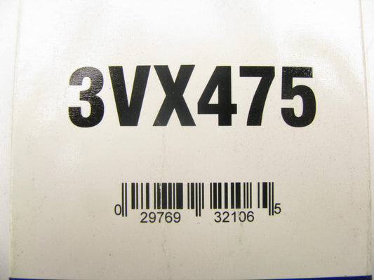 Napa 3VX475 Industrial VX-Wedge Accessory Drive Belt - 3/8'' X 47.50''