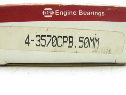 Napa 4-3570CPB-50MM Connecting Rod Bearings .50mm 72-93 Isuzu GM 1.8L 1.9L 2.3L