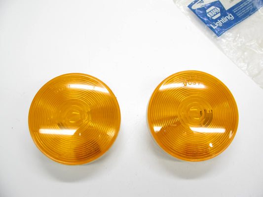 (x2) Napa 4041A  40 Series, Yellow Incandescent,  Round, 1 Bulb,  Turn/Tail,