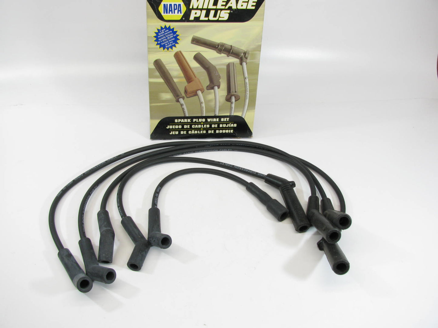Napa 4541 Ignition Spark Plug Wire Set for 1987-1993 GM Isuzu 1.5L 1.6L-L4