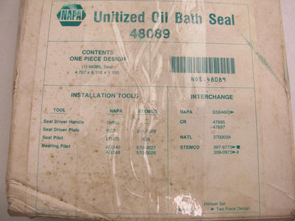 Napa 48089 Wheel Seal - Rear Inner