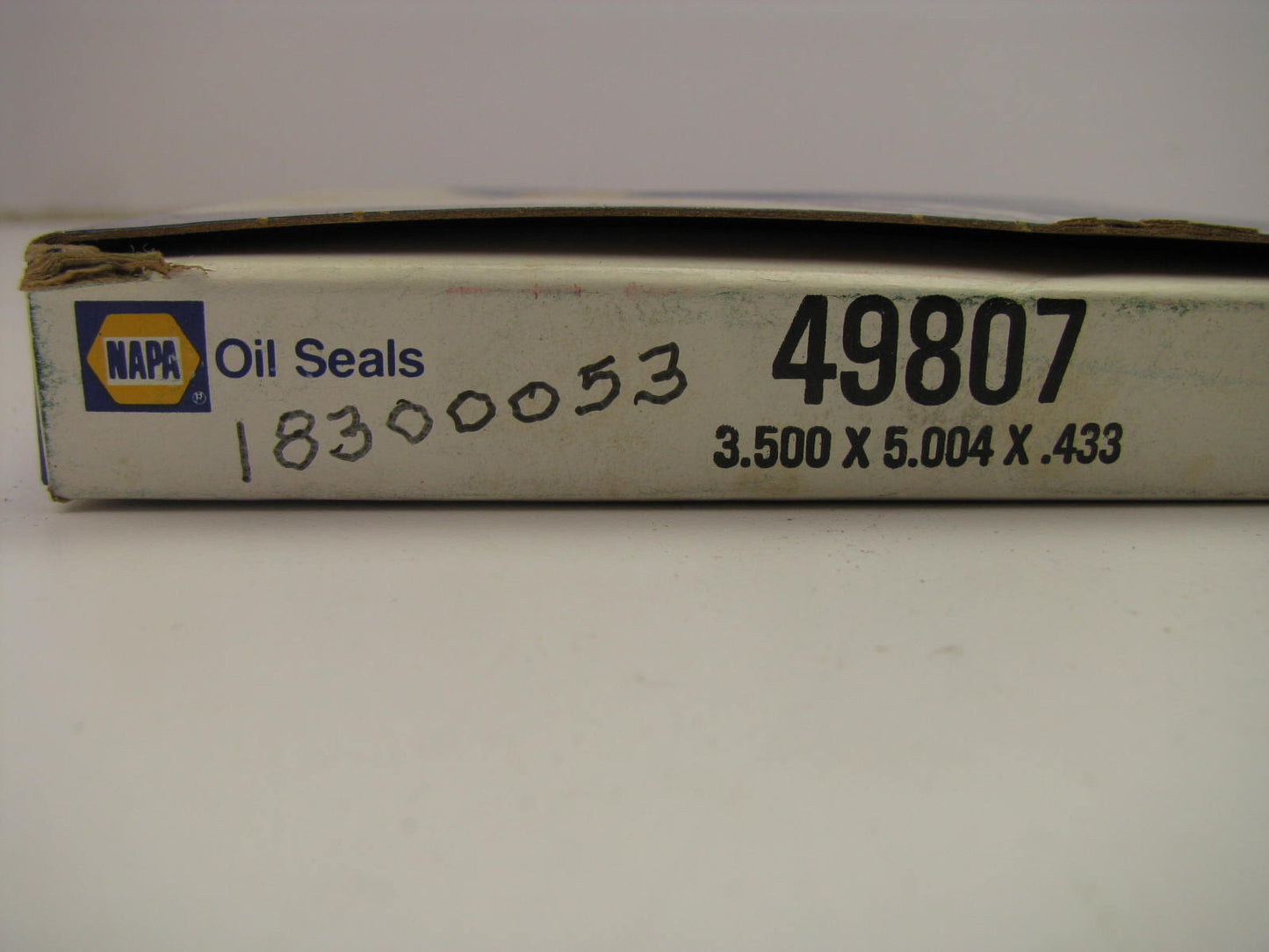 Napa 49807 Wheel Seal - 5.004'' OD X 3.500'' ID X 0.433'' Wide