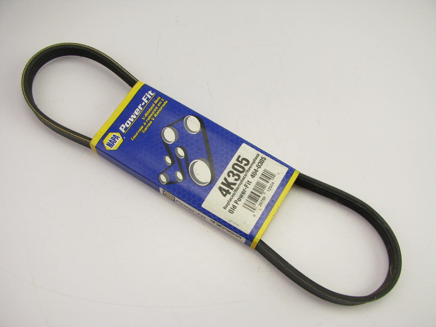 Napa 4K305 V-Ribbed Serpentine Belt - .56'' X 31.213'' - 4 Ribs