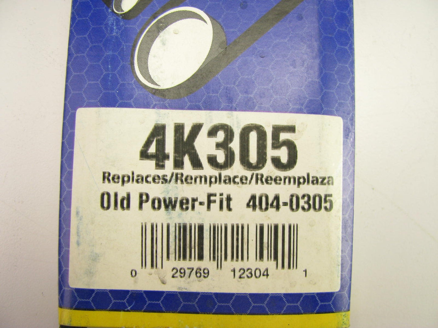 Napa 4K305 V-Ribbed Serpentine Belt - .56'' X 31.213'' - 4 Ribs