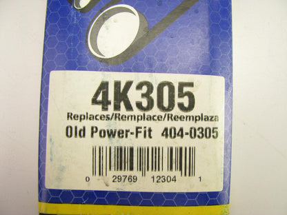 Napa 4K305 V-Ribbed Serpentine Belt - .56'' X 31.213'' - 4 Ribs
