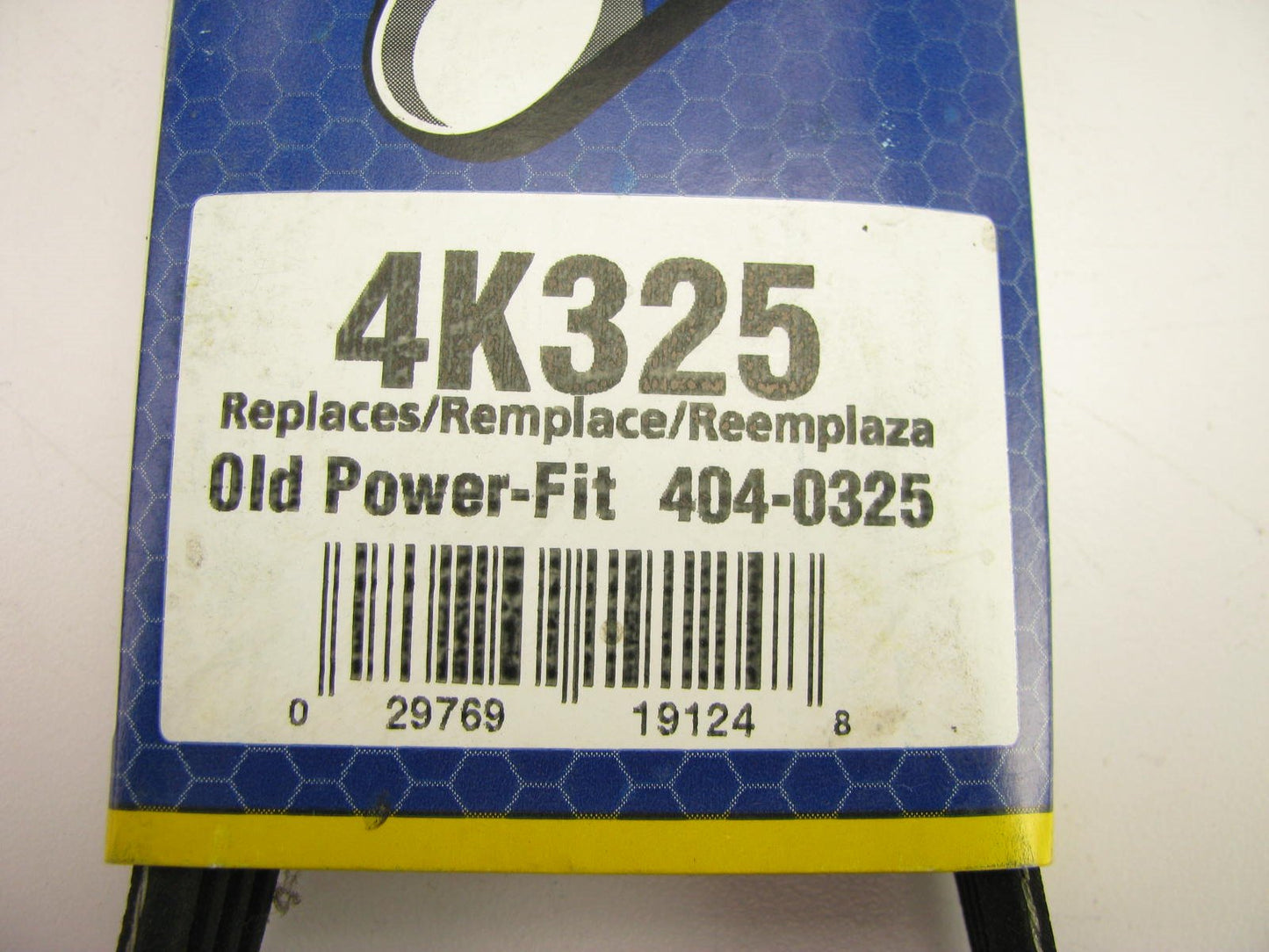 Napa 4K325 V-Ribbed Serpentine Belt - .56'' X 33.25'' - 4 Ribs
