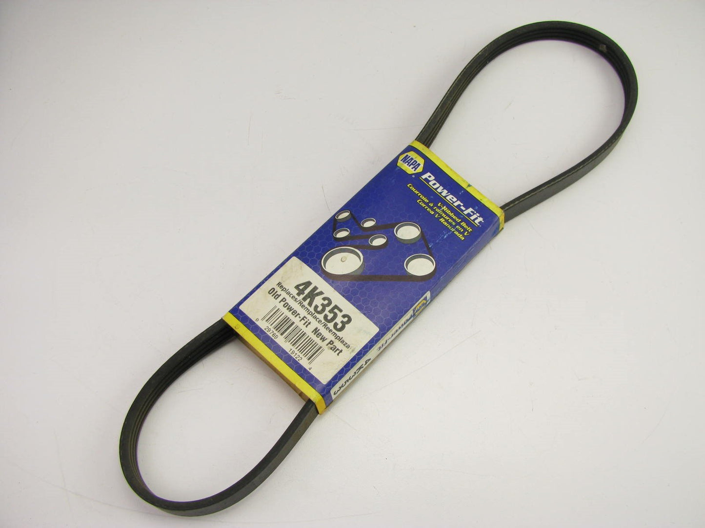 Napa 4K353 V-Ribbed Serpentine Belt - .56'' X 35.875'' - 4 Ribs