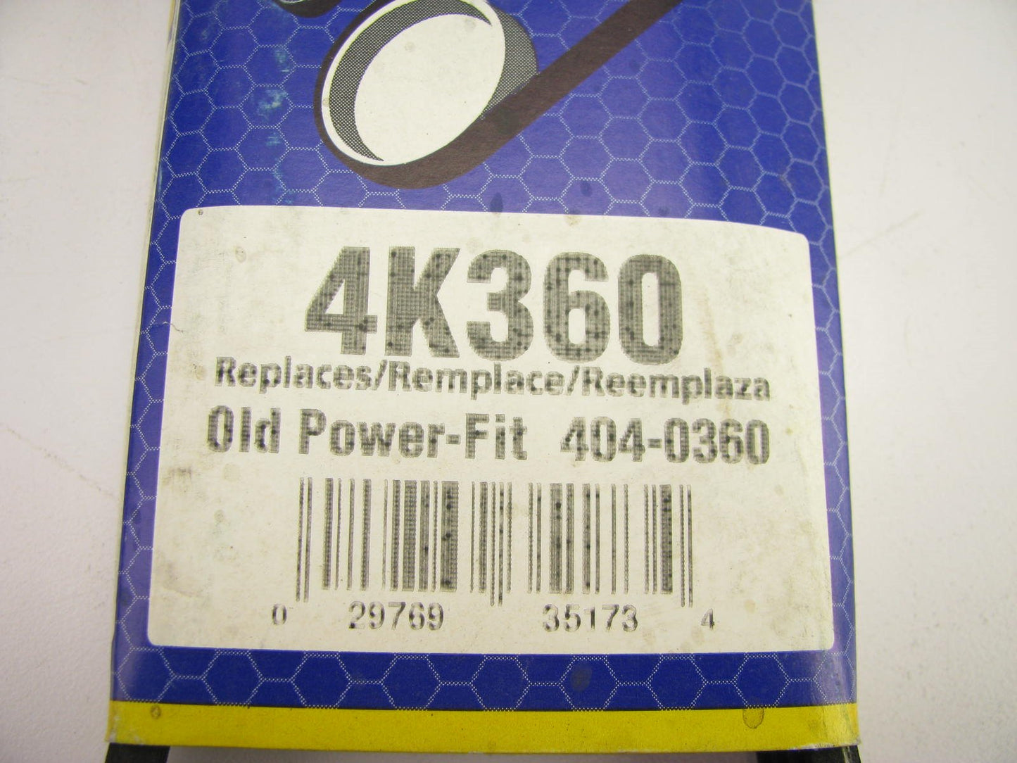 Napa 4K360 Serpentine Belt - 0.69'' X 36.50'' - 5 Ribs