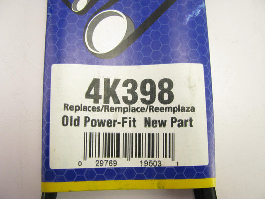 Napa 4K398 V-Ribbed Serpentine Belt - .56'' X 40.375'' - 4 Ribs