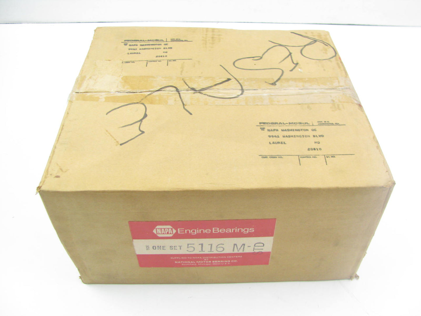 Napa 5116M Engine Main Bearings - Standard Size - For Cummins N14 & 855 Series