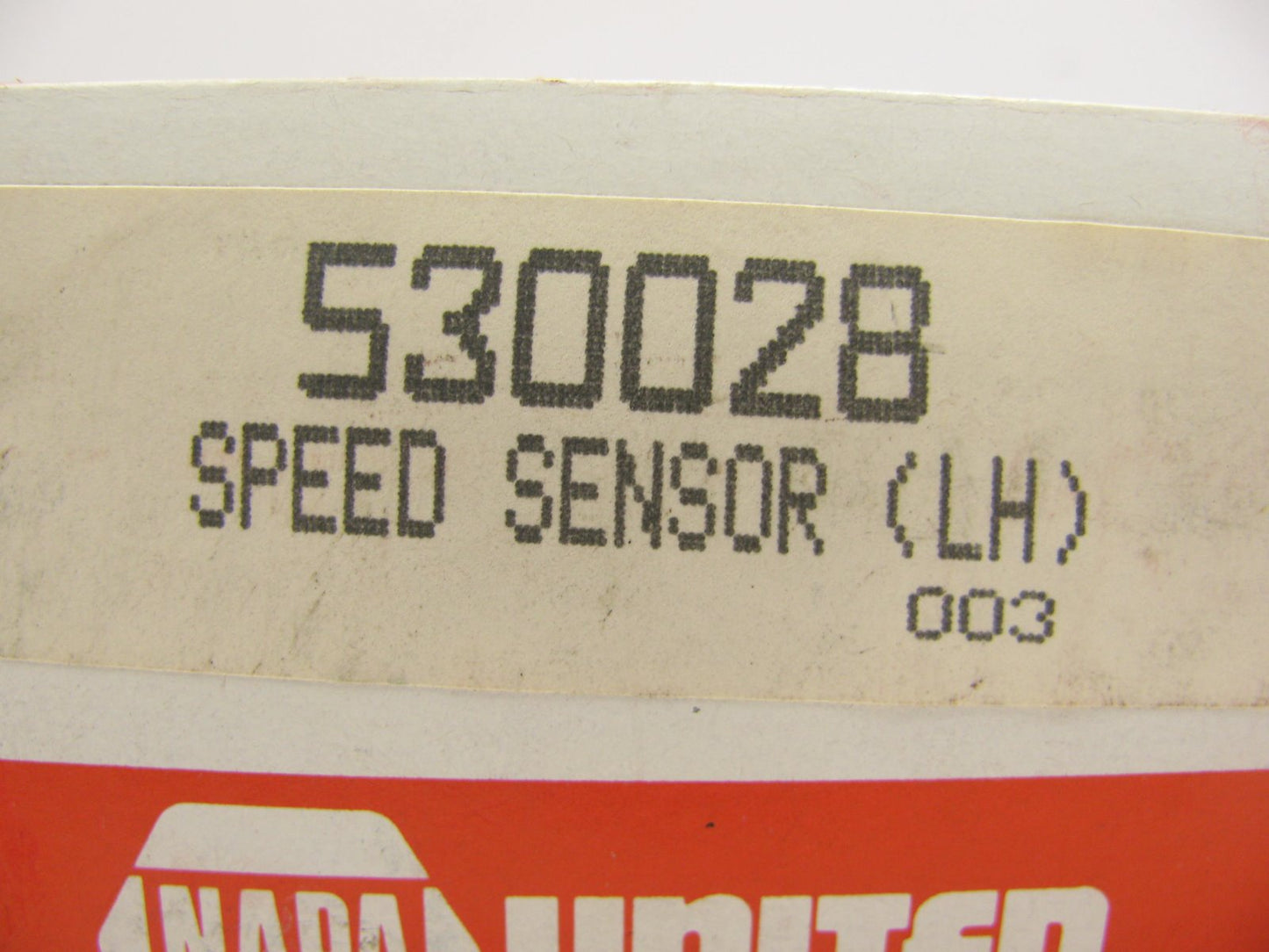 Napa 530028 REAR LEFT ABS Wheel Speed Sensor
