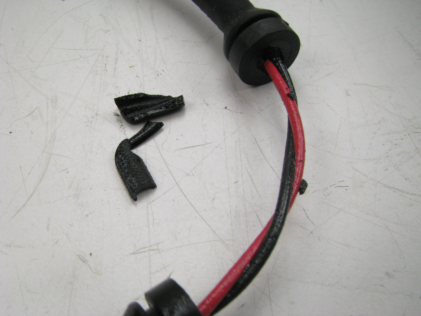 DAMAGED INSULATION - Napa 530089 ABS Wheel Speed Sensor - Front Left Drivers