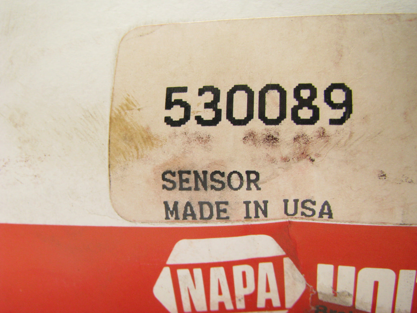 DAMAGED INSULATION - Napa 530089-D ABS Wheel Speed Sensor - Front Left Drivers