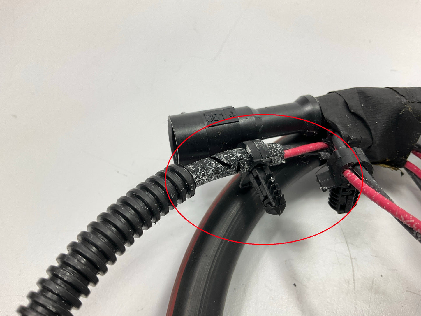 DAMAGED INSULATION - Napa 530091-D ABS Wheel Speed Sensor - Rear Left