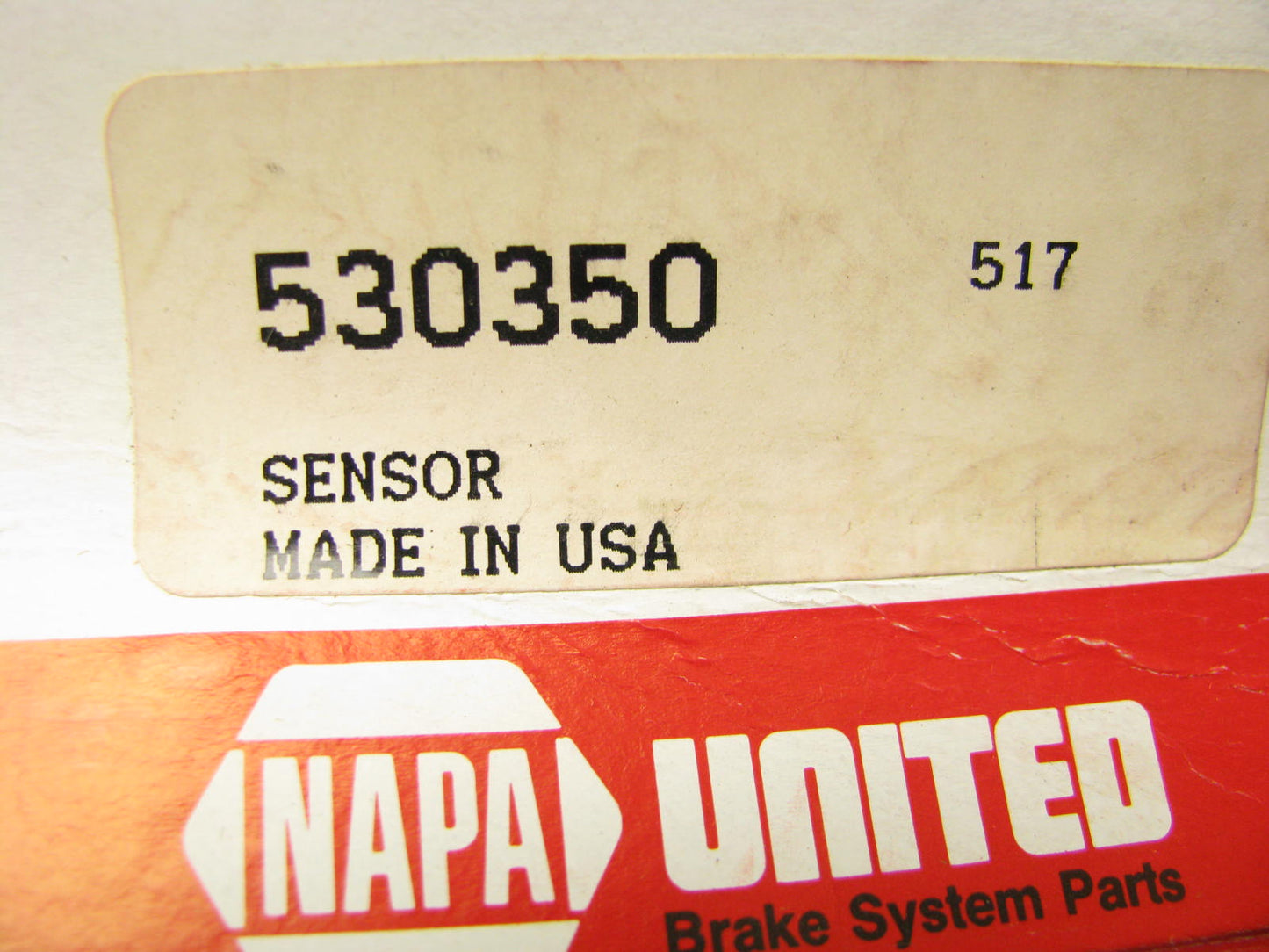 Napa 530350 Front Left ABS Wheel Speed Sensor - DAMAGED INSULATION