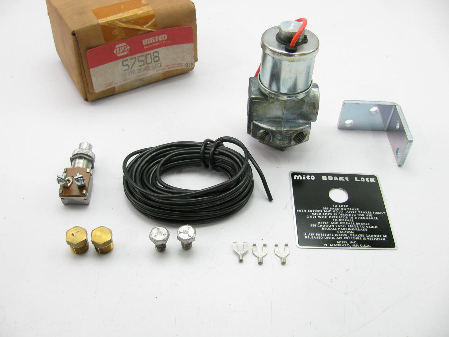 Napa 57508 Air Brake Lock Kit - MICO # 02-680-021, 03-680-021